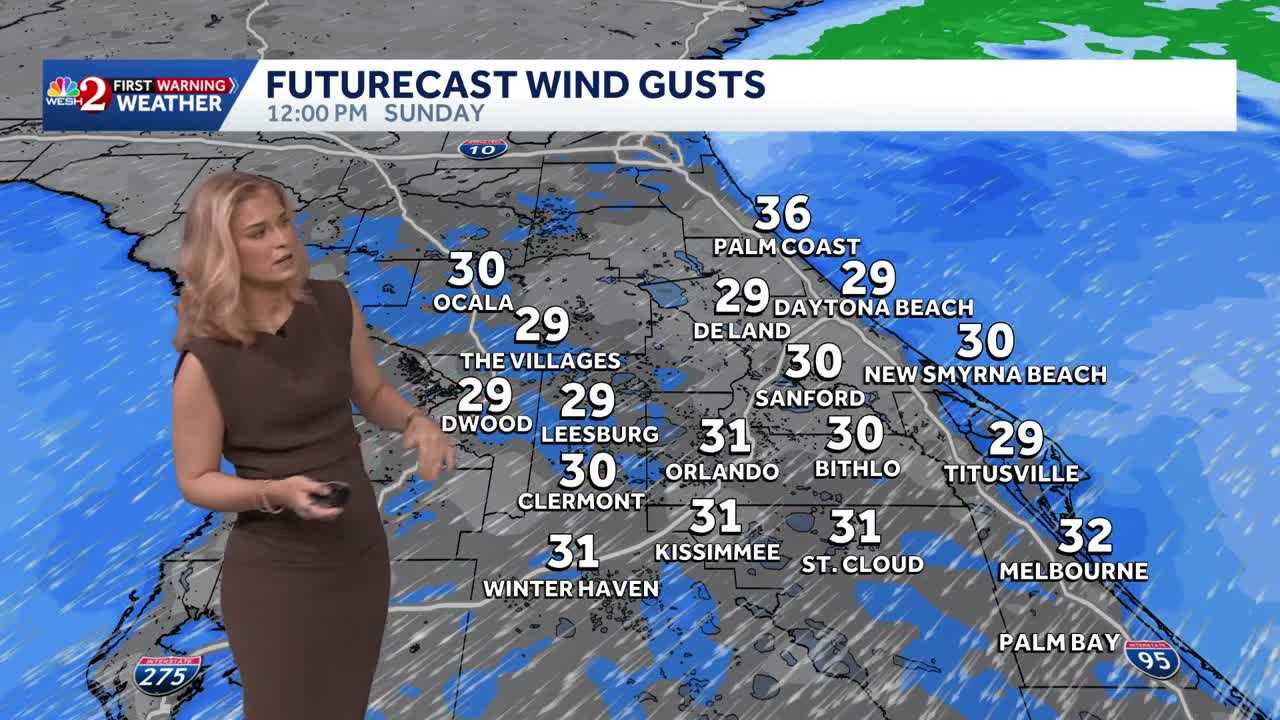Showers and windy conditions to end the weekend| Forecast Video 10/25 — WESH 2 Orlando, Killeen Community news