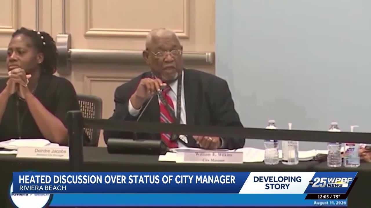Riviera Beach meeting erupts over city manager’s absence — WPBF West Palm Beach, Killeen Community news