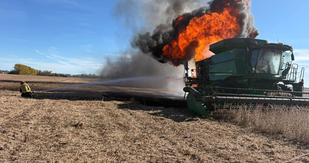 Larimore Fire Department issues harvest alert regarding combine fires — KFGO, Killeen Community news