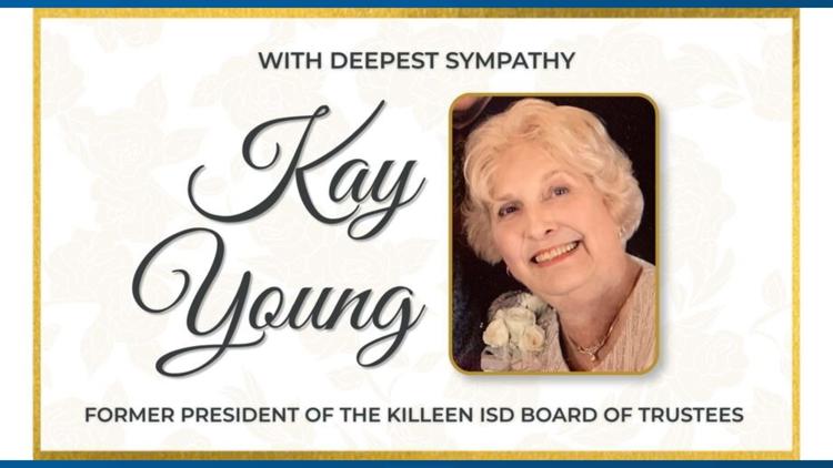 Killeen ISD celebrates legacy of the late Kay Young, its first female board president — KCEN (Central Texas)