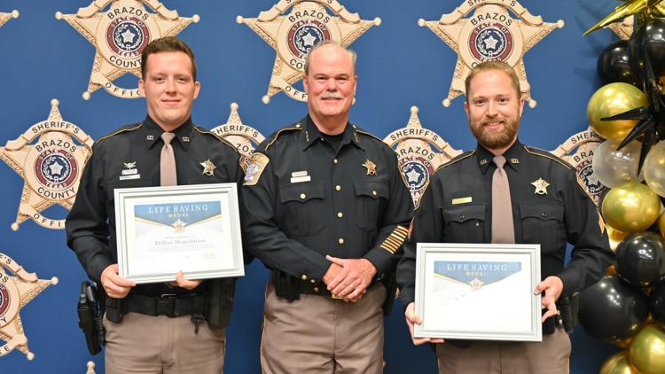 Brazos County officers earn life saving awards — KCEN (Central Texas)
